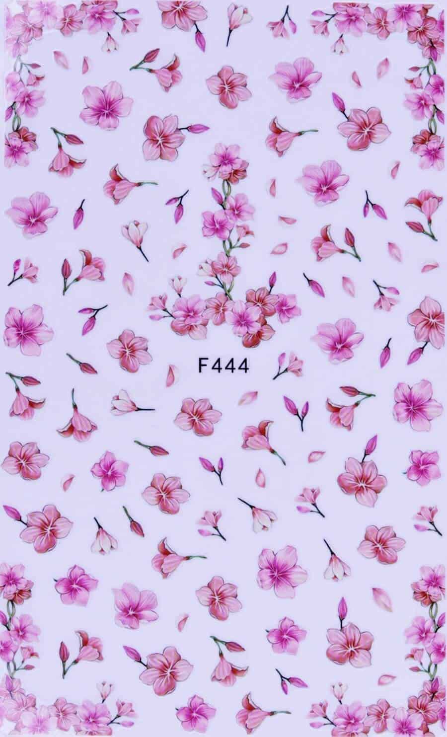 STICKER - SOFT DELICATE FLOWERS - F444