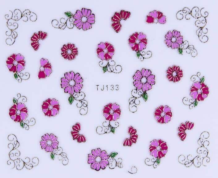 STICKER - APPLE BLOSSOMS - PINK - TJ133