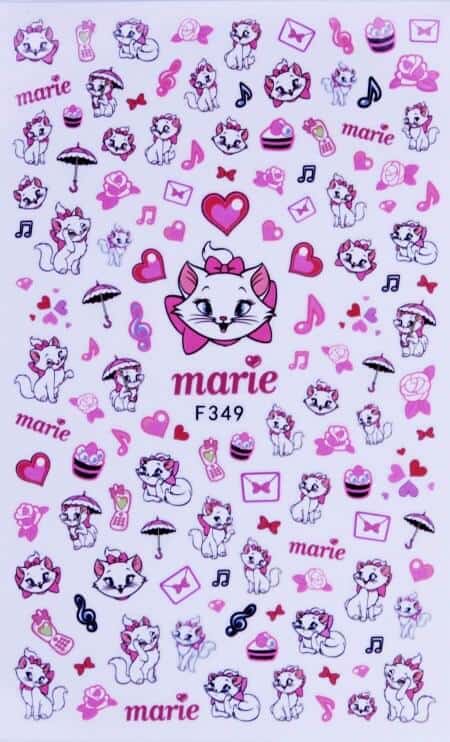 STICKER - HAPPY CAT MARIE - F349