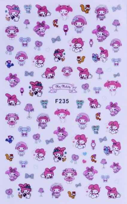 STICKER - HAPPY KITTY - F235