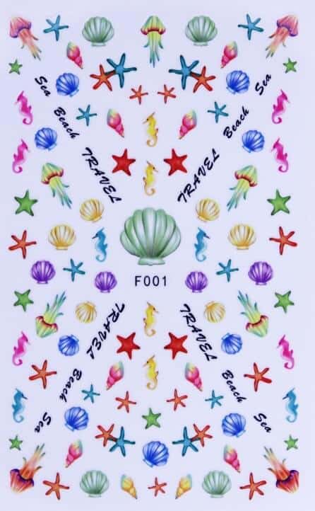 STICKER - SWEET SEA SHEL - F001