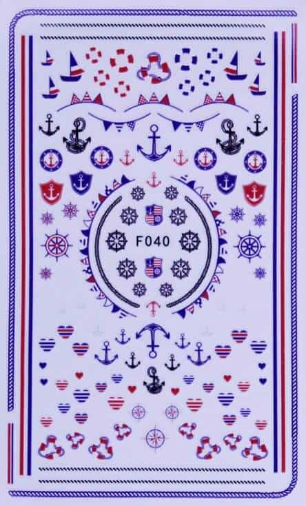 STICKER - MARINE STYLE - F040