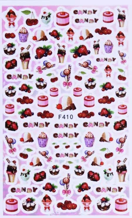 STICKER - DELICIOUS SWEETS - F410