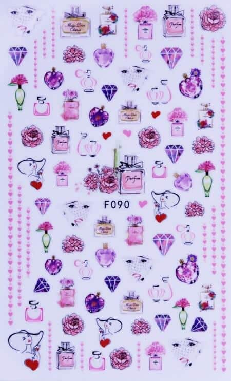 STICKER - ELEGANT LADY - F090