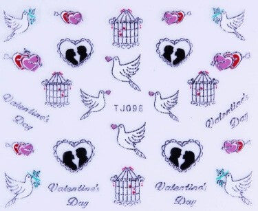 STICKER - IN LOVE COUPLE - TJ098