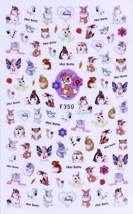 STICKER - HAPPY RABBIT - F350