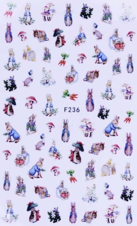 STICKER - HAPPY RABBIT 2 - F236