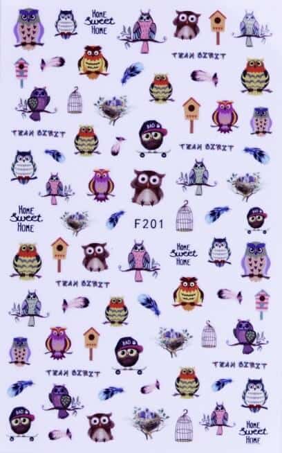 STICKER - SWEET OWL - F201