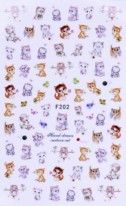 STICKER - SWEET LITTLE KITTEN - F202