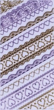 STICKER - HEART'S LACE - LC441