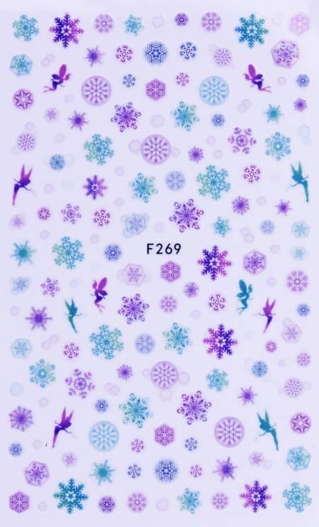 STICKER - PURPLE CHRISTMAS - F269