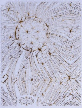 ETIQUETA ESTAMPADA - DORADO SUEÑO FLOTANTE - BP055G