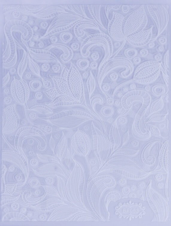 STAMPING STICKER - ZENTANGLE WHITE - BP053W