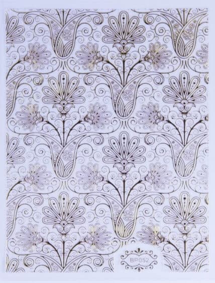 ETIQUETA ESTAMPADA - DORADO ENREDADO INDIO - BP052G