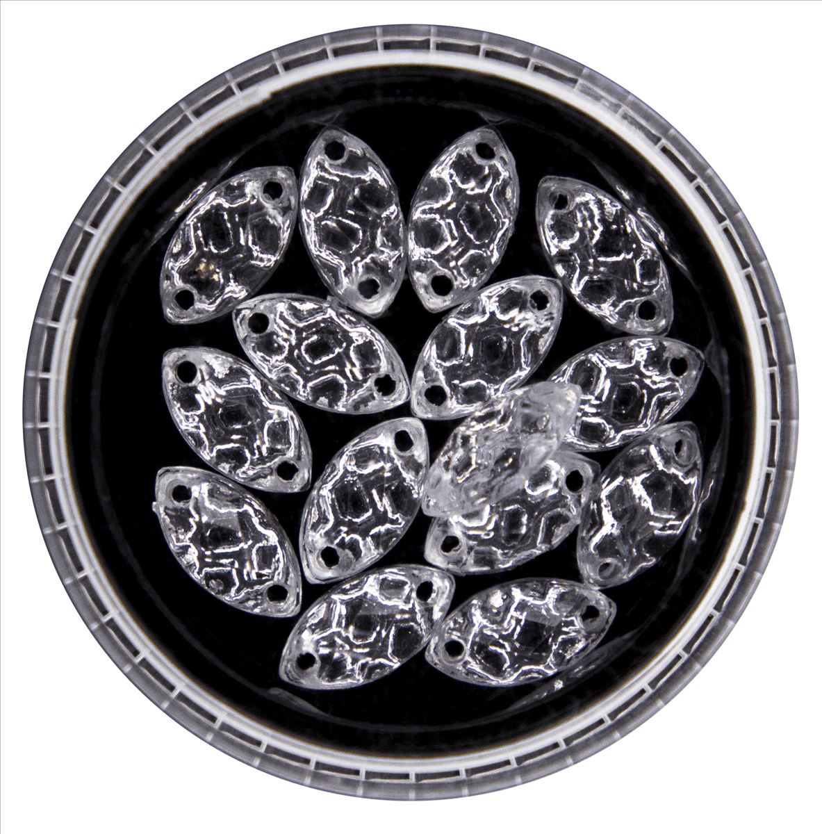 PIEDRAS DECORATIVAS - HOJA DE PLATA N.° 5 - DPD5