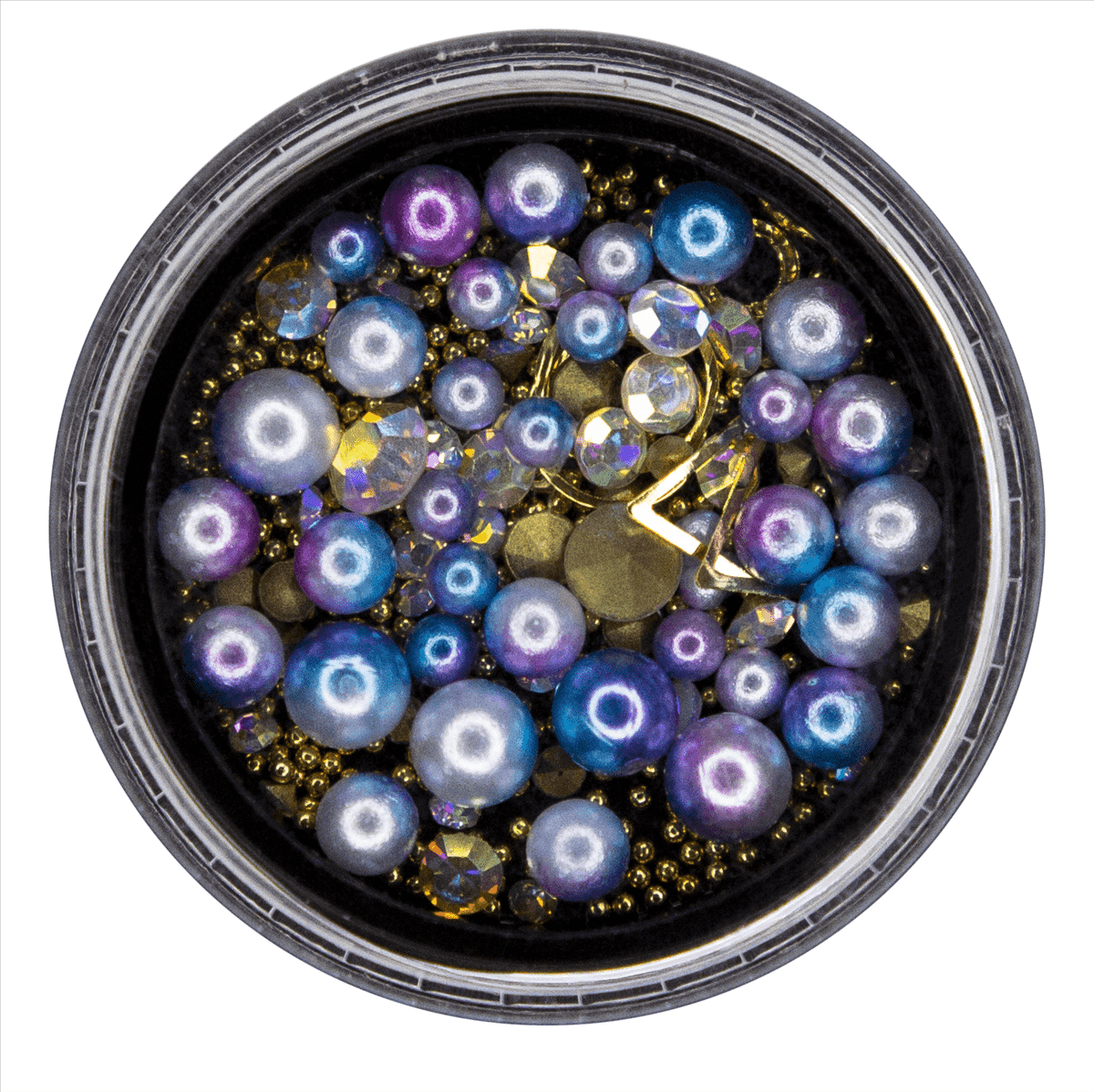 BAÚ DE PÉROLAS - VIOLETA AZUL N.4 - BP04