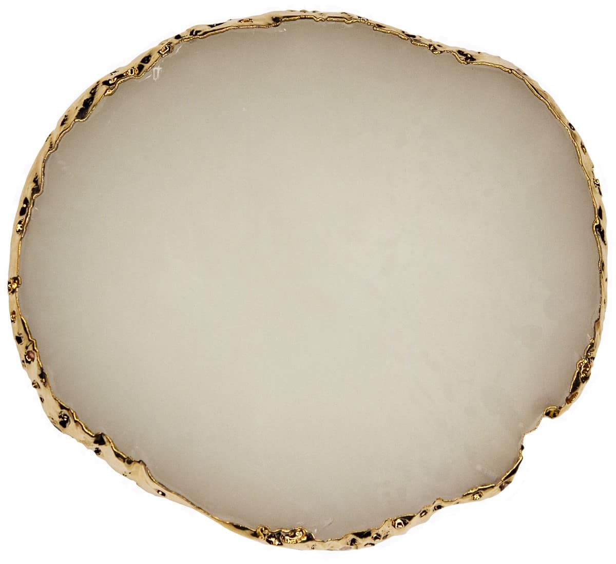 PALETA DE ARTE DE UÑAS - PIEDRA ÁGATA - BLANCO N.° 4