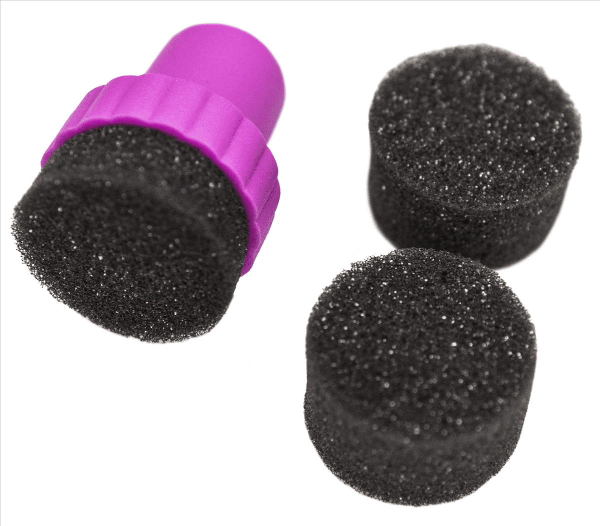 ESPONJA CARIMBO DE NAIL ART COM 5 RECARGAS