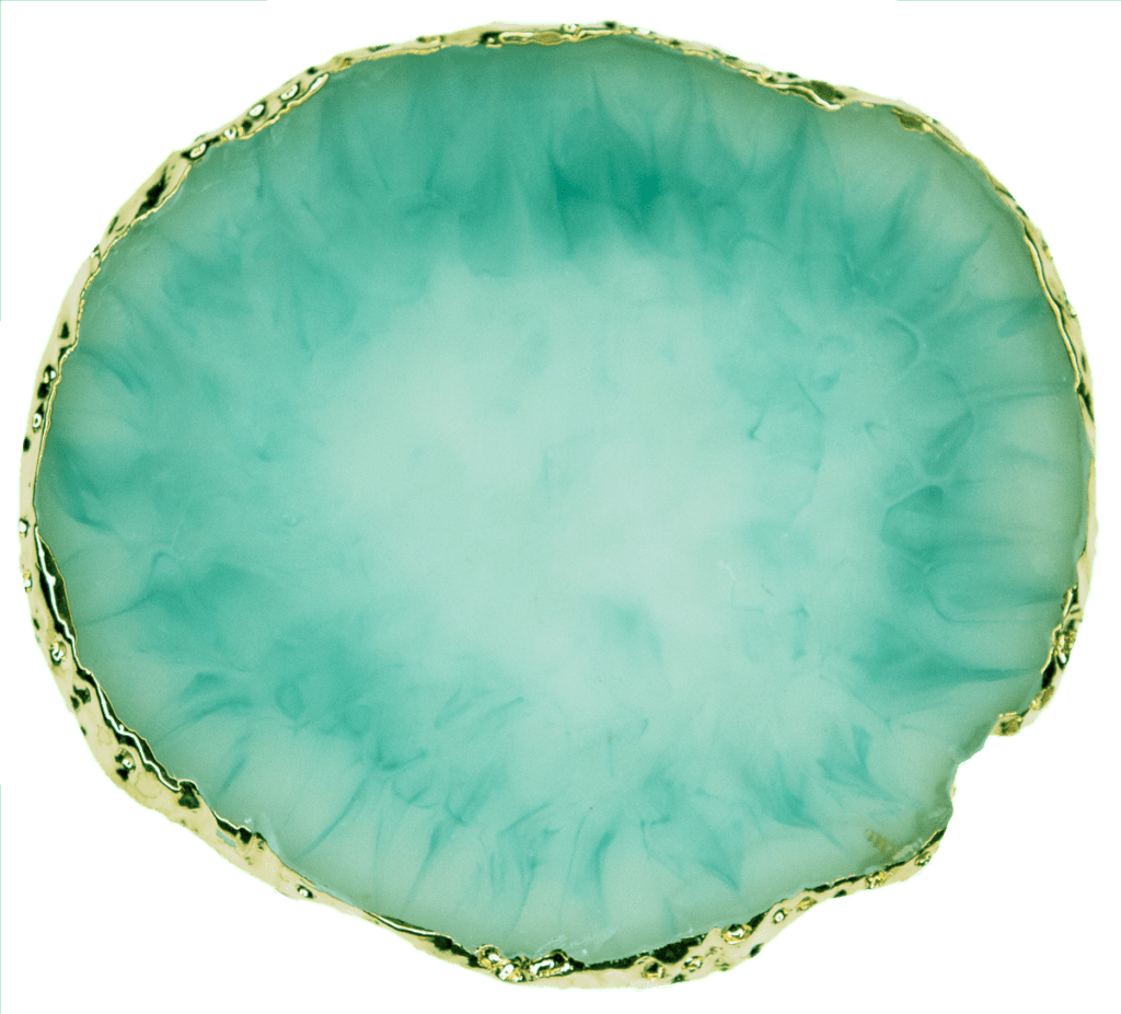 PALETA DE ARTE DE UÑAS - PIEDRA ÁGATA - VERDE N.° 3