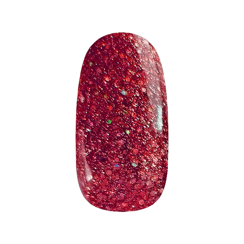GE11 GLITTER ESTRELADO VERMELHO REAL 8gr