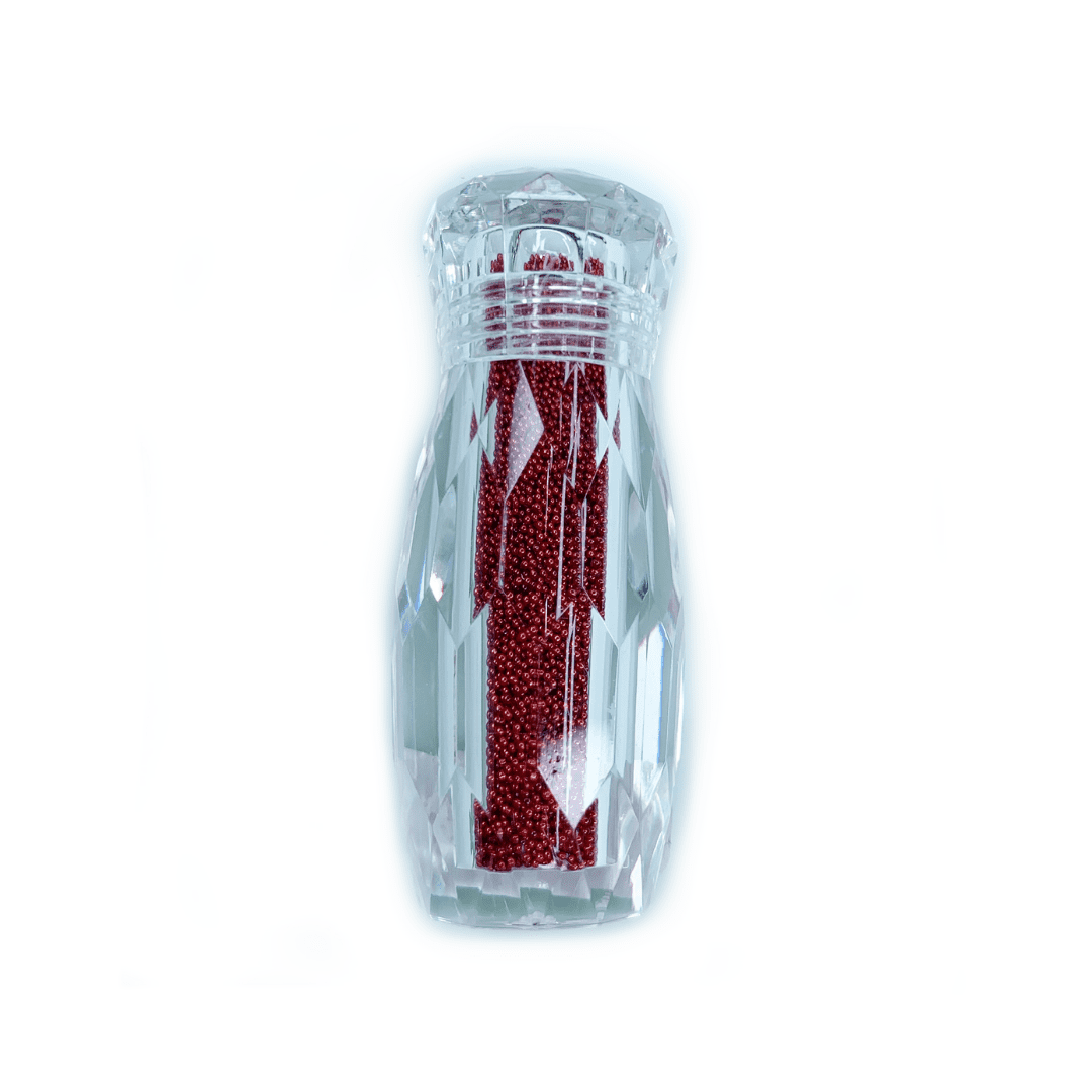 MICROPÉROLAS METÁLICAS N.11 - VERMELHO