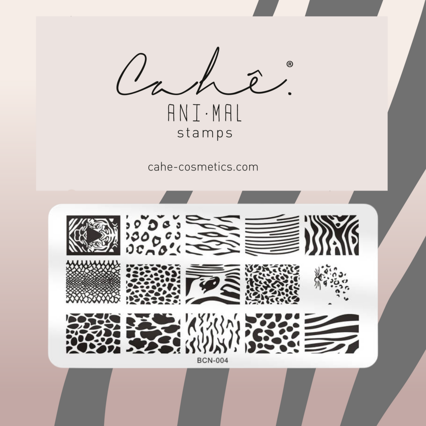 PLACA CARIMBO 2 - ANIMAL - PC2 (12x6cm) - PC2