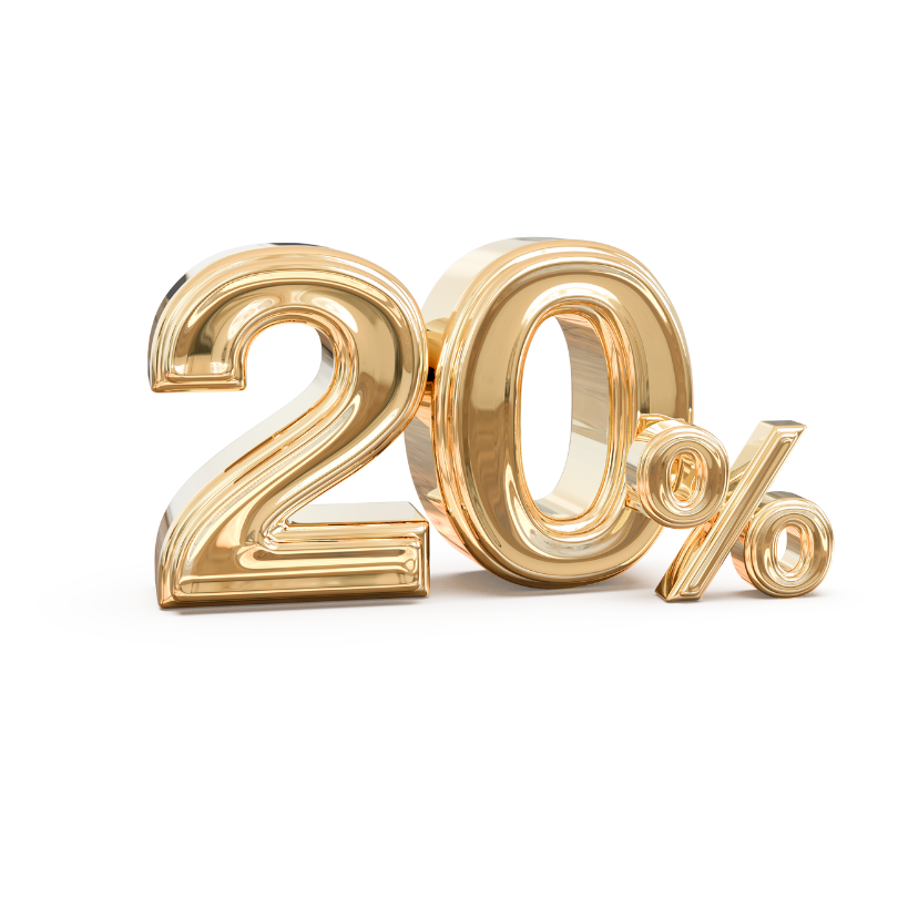 PROMOÇÃO 20%