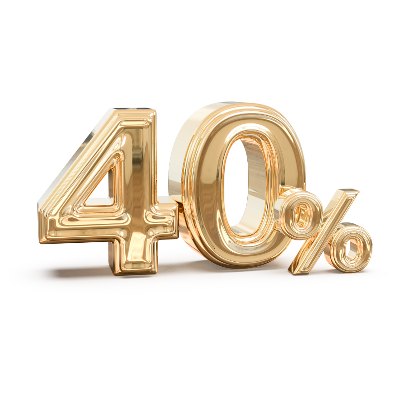 PROMOÇÃO 40%