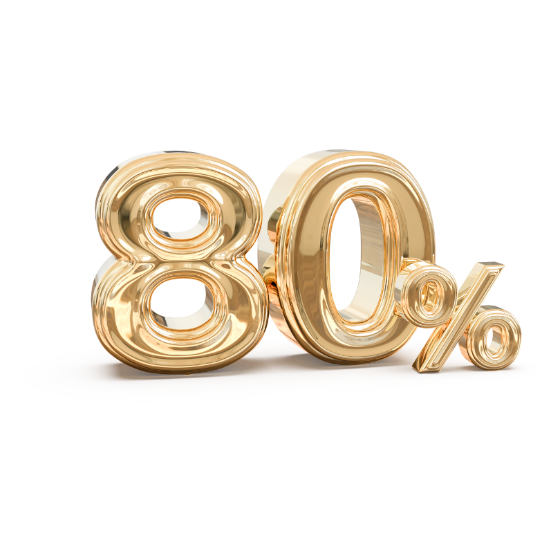 PROMOÇÃO 80%