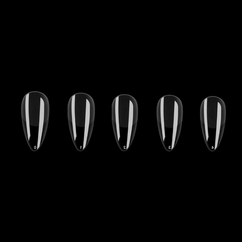 SOFT GEL TIPS - ALMOND M - 504 PCS