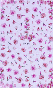 PEGATINA - FLORES SUAVES Y DELICADAS - F444