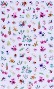 PEGATINA - FLORES EXÓTICAS - F420