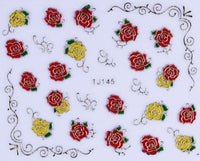 OFERTA STICKER - ROSE - RED ORANGE - TJ145