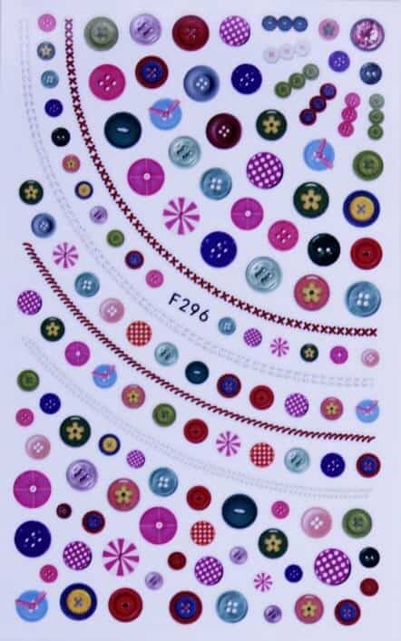 STICKER - HAPPY BUTTONS - F296