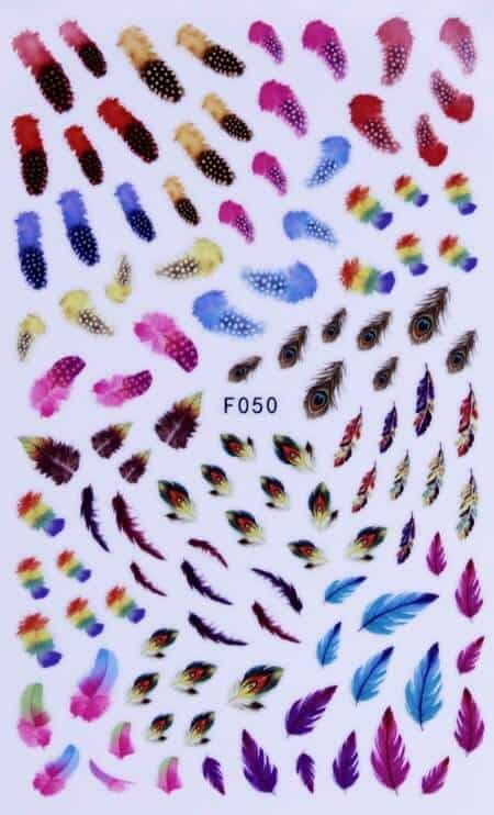 STICKERS - HAPPY FEATHERS - F050