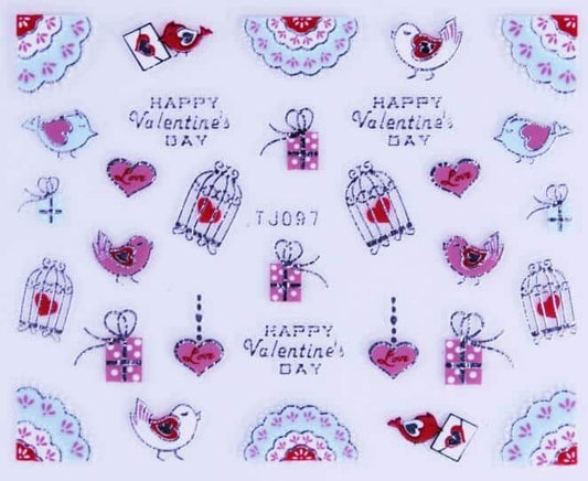 STICKER - HAPPY VALENTINE DAY - TJ097