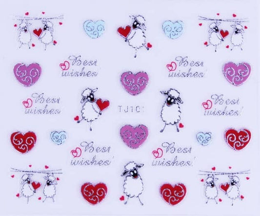 STICKER - LOVELY SHEEP - TJ101