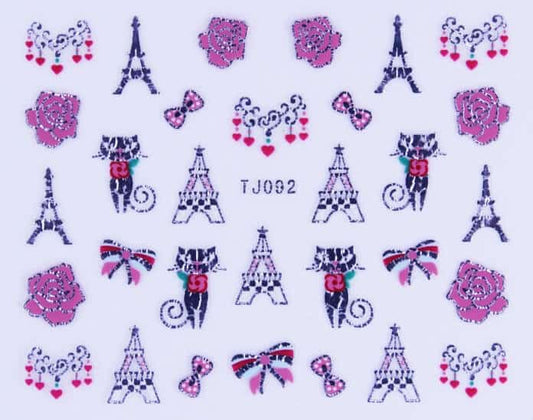 STICKER - LOVE IN PARIS - TJ092