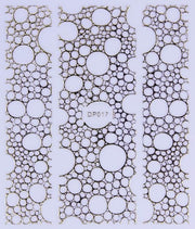 PEGATINA - BURBUJAS DORADAS - DP017G