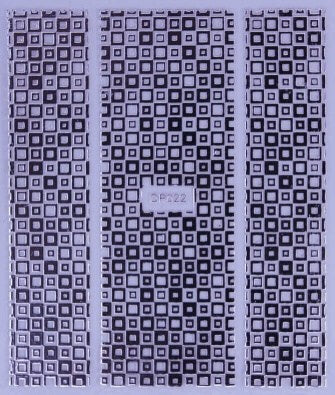 STICKER - SQUARES SILVER - DP022S