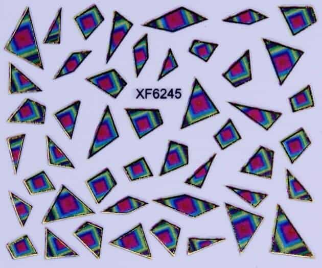 STICKER - CRYSTAL FORMS2 - XF6245