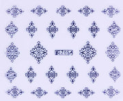 PEGATINA - ADORNO PLATEADO - Z054S