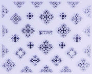 PEGATINA - ADORNO 2 PLATA - Z059S