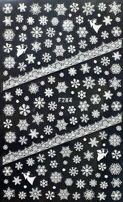 PEGATINA - COPO DE NIEVE NAVIDEÑO / ÁNGEL - F284