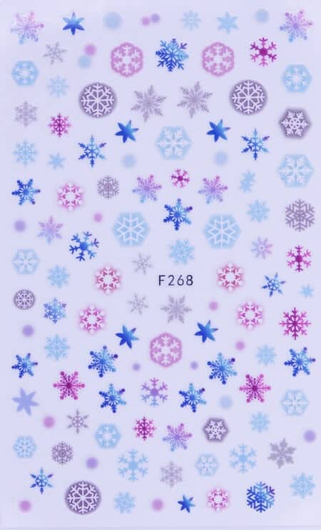 STICKER - BLUE CHRISTMAS - F268
