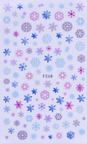 PEGATINA - NAVIDAD AZUL - F268