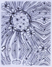 STAMPING STICKER - FLOATING DREAM BLACK - BP055B