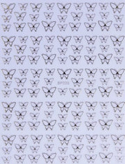 STAMPING STICKER - BUTTERFLY GOLD - SP003G