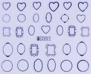 PEGATINA PARA VIDRIERAS - MULTIMARCO PLATEADO - Z001S