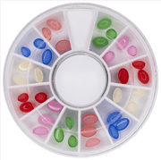 CARROSEL PEDRAS OPAL COLORIDAS OVAIS PEQUENAS N.5 - CRS5